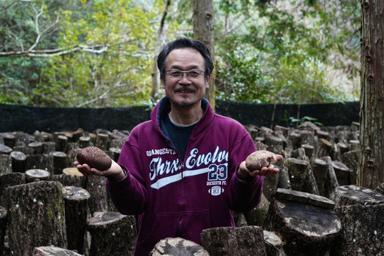 希少　野生のキノコと同じ自然環境の中で育つ「原木栽培」。乾燥椎茸販売を開始しました。【農林水産大臣賞受賞】　